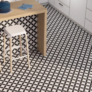 Керамогранит Prissmacer Circle Matt, Black (45x45х0,85) арт. 0153020011940